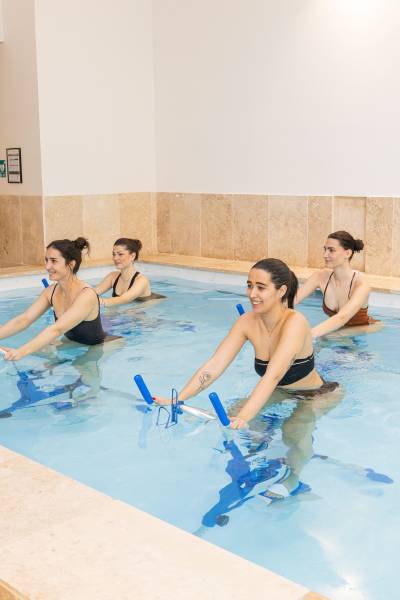 Photo de groupe aquabike 